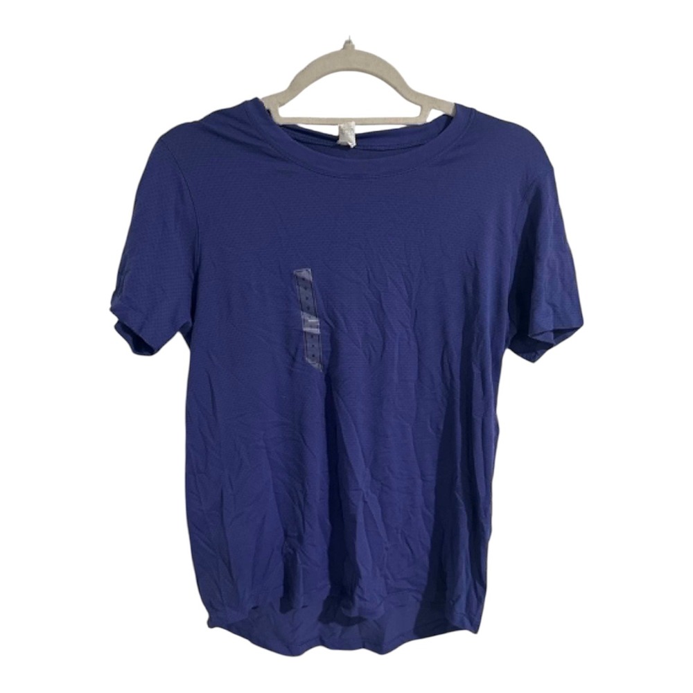 DSG Mens Short Sleeve Performance T-Shirt Purple Athletic Gym Tee DAW15309 S